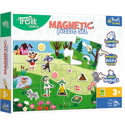 Trefl Primo Magnetic Children's Puzzle Set 9pcs Treflik Family 3+