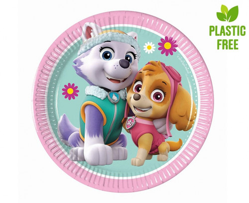 Paper Plates Paw Patrol Skye & Everest 20cm 8pcs