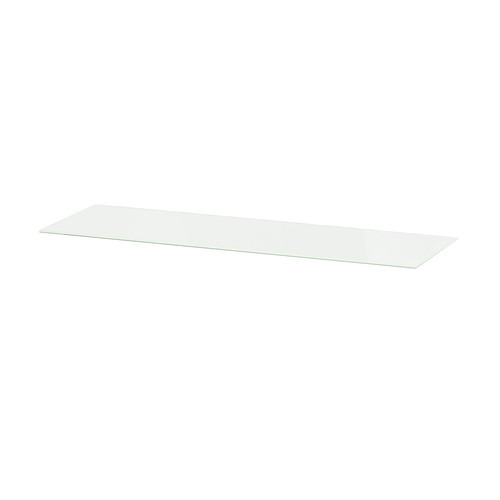 BILLY Extra shelf, glass, 76x26 cm