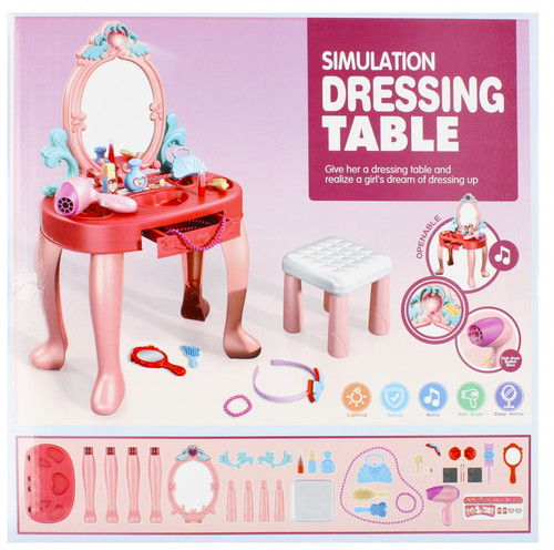 Dressing Table with 31 Accessories, Light & Sound 3+