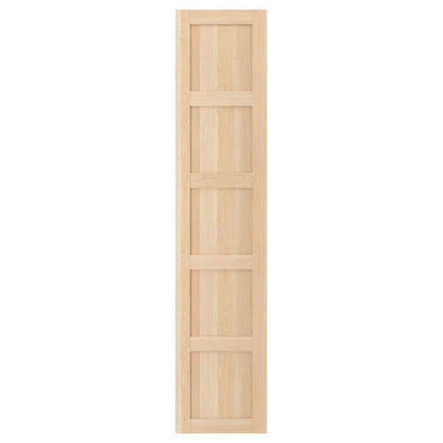 BERGSBO Door, white stained oak effect, 50x229 cm