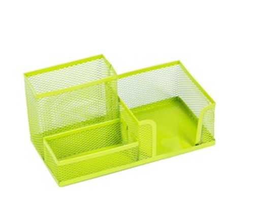 Desk Organizer, metal, yellow