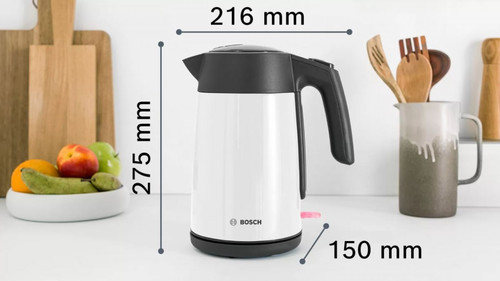 Bosch Kettle 1.7 l 2400W TWK7L461, white