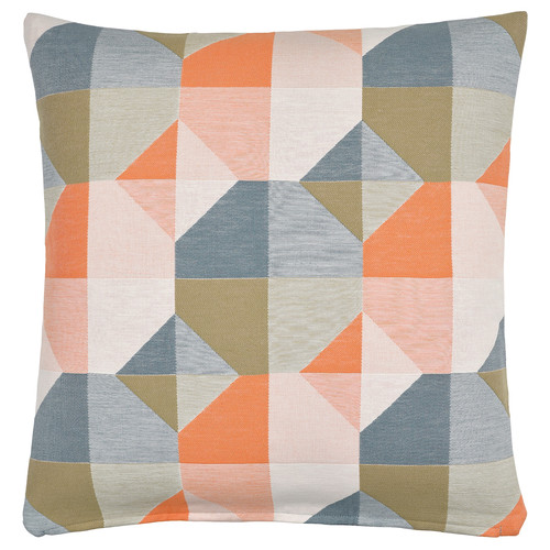 SVARTHÖ Cushion cover, orange/multicolour, 50x50 cm