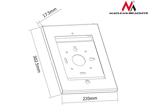 Universal Advertising Handle for iPad 2/3/4/Air/Air2 MC-676