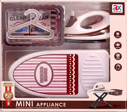 Mini Appliance Ironing Playset 3+