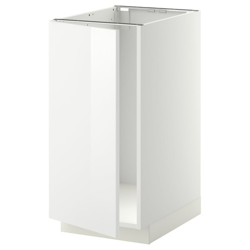 METOD Base cab f sink/waste sorting, white/Ringhult white, 40x60 cm