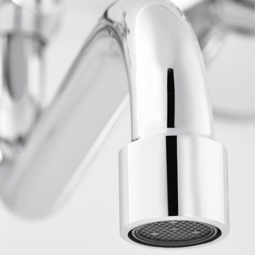 GoodHome Bathroom Sink Tap Etel, wall-mounted, chrome