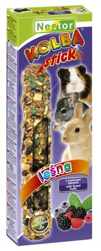 Nestor Rodent Sticks with Forest Fruit 2pcs