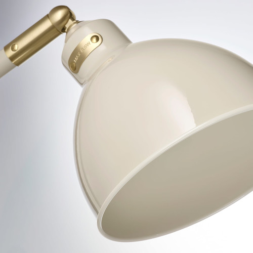 RÖDFLIK Desk lamp, light beige