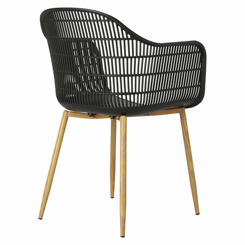 Chair Becker, black/natural