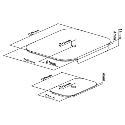 MacLean Reinforcement for Table Mount MC-929