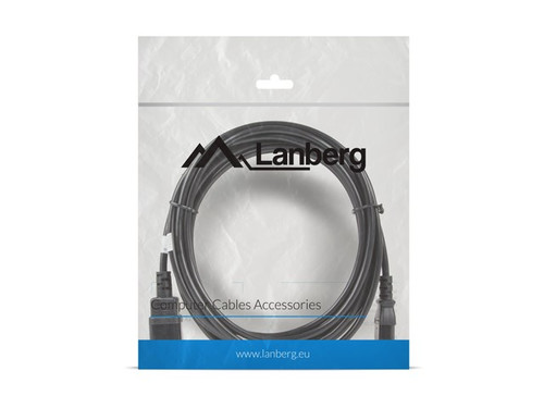 Lanberg Extension Power Cable IEC 320 C13 - C14 VDE 5M black