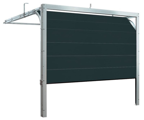 Sectional Garage Door 2500 x 2125 mm L with drive Isomatic, anthracite