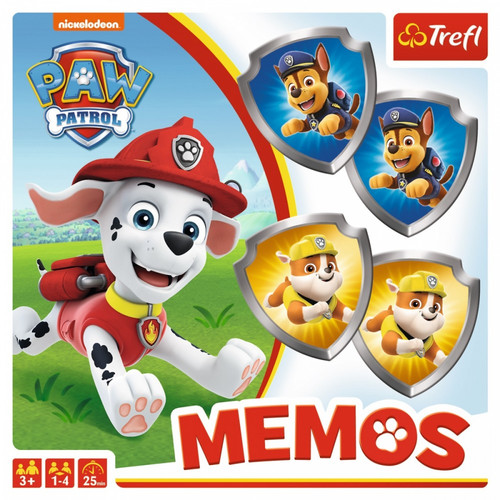 Trefl Memos Memo Game Paw Patrol 3+