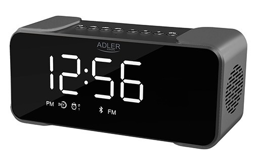 Adler Alarm Clock with Radio AD 1190 Silver