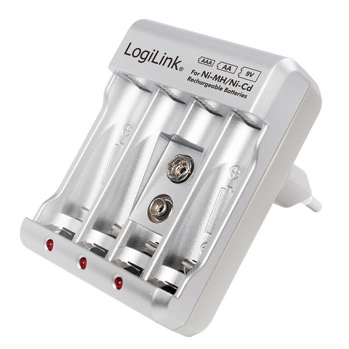 LogiLink Battery Charger for Ni-M H / ni-Cd AA / AAA/ 9V