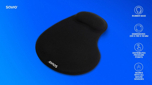 Savio Gel Mouse Pad Mousepad MP-01B