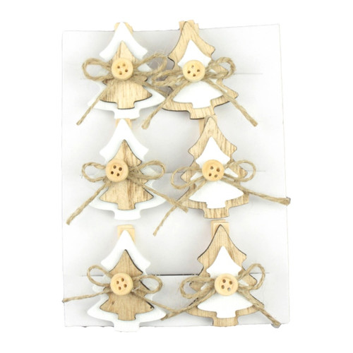 Christmas Decoration Clip 4.5 cm 6-pack