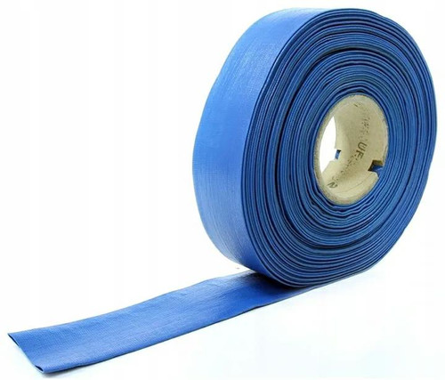 AW PVC Layflat Water Hose 2" x 100m, PVC, blue