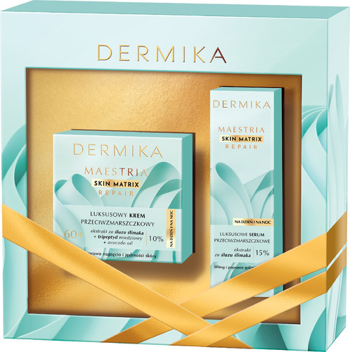 DERMIKA Gift Set Maestria Skin Matrix Repair 60+ (Face Cream, Serum)