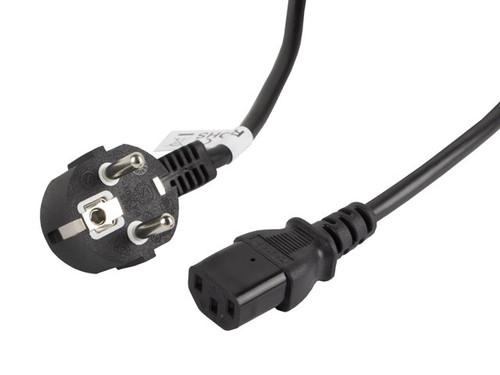 Lanberg Power Cable EU Plug CEE 7/7 - IEC 320 C13 3M VDE 3m, black