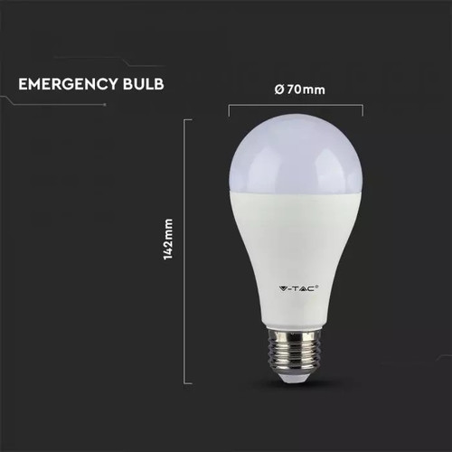 V-TAC Bulb LED Smart E27 9W A70 3000K