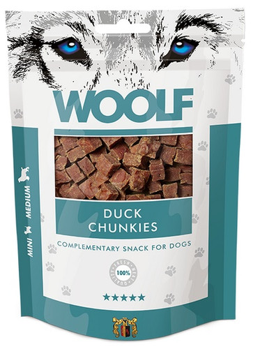 Woolf Soft Duck Chunkies Dog Snacks 100g