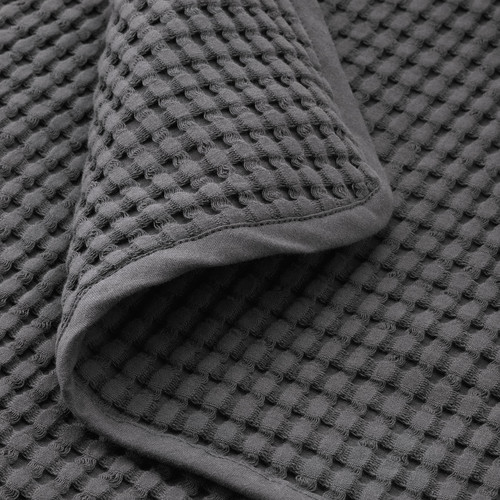 VÅRELD Bedspread, dark gray, 230x250 cm