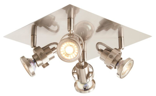 Spot Ceiling Lamp Colours Arachne 3 x 50 W GU10, nickel