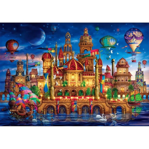 Clementoni Jigsaw Puzzle Compact Downtown 1000pcs 10+