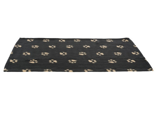 Trixie Dog Blanket 100x70cm, black, patterned