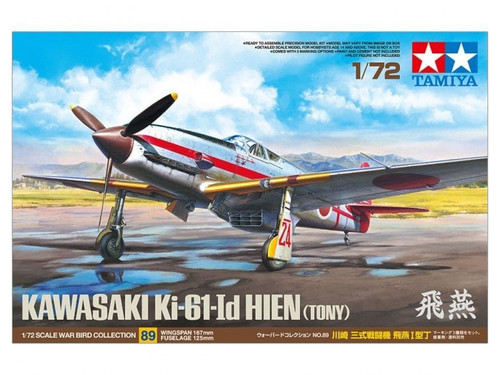 Tamiya Model Kit Kawasaki Ki-61 Id Hien Tony 14+