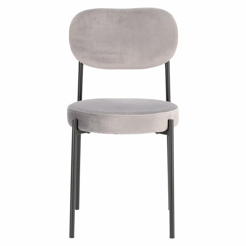 Chair Camile Velvet, grey