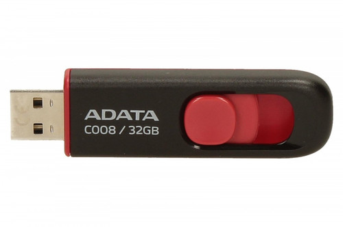 Adata Flash Drive C008 32GB Black-Red