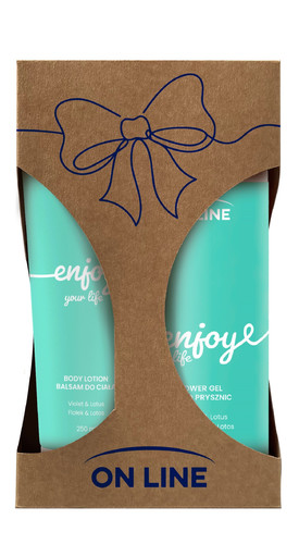 ON LINE Gift Set Enjoy Your Life - Shower Gel & Body Lotion