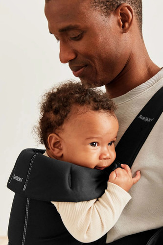 BABYBJÖRN Baby Carrier MINI Woven, Black