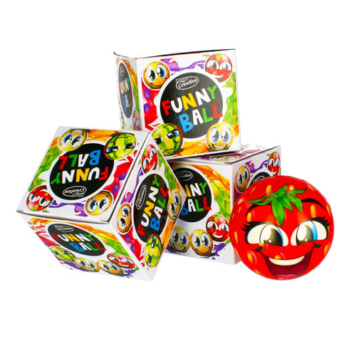 Magic Funny Ball Fruit 8cm, 1pc, random patterns, 3+