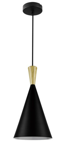 GoodHome Pendant Lamp Arraqis E27 19cm, black