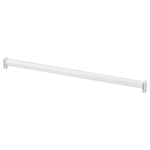 HJÄLPA Adjustable clothes rail, white, 60-100 cm