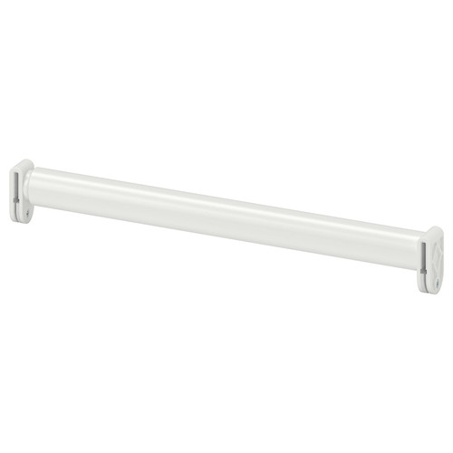 HJÄLPA Adjustable clothes rail, white, 30-47 cm