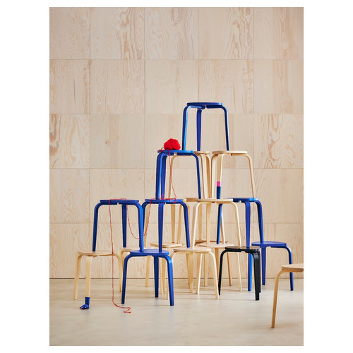 KYRRE Stool, bright blue