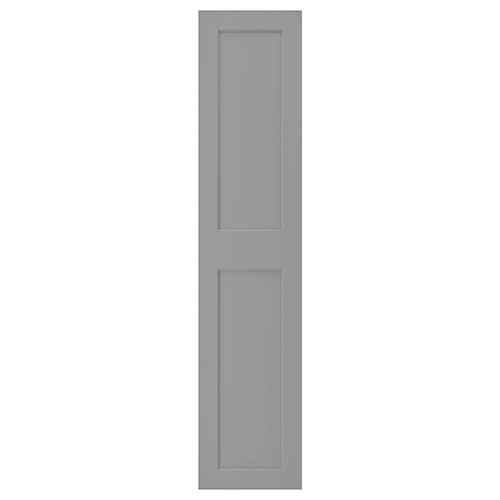 GRIMO Door with hinges, grey, 50x229 cm