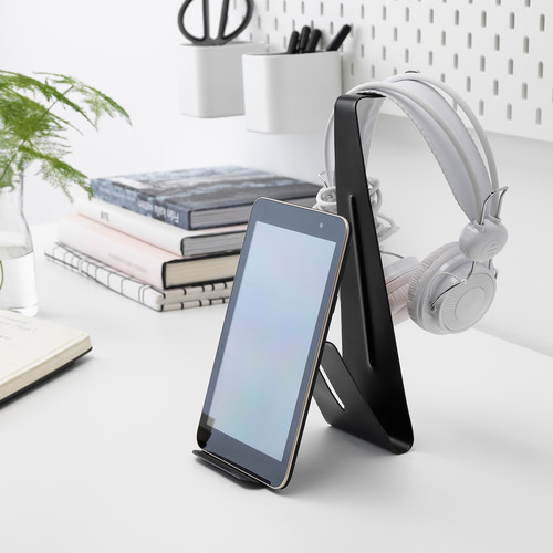 MÖJLIGHET Headset and tablet stand, black