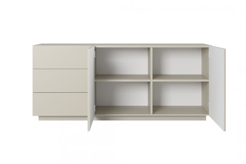 Cabinet with Doors & Drawers Asha 167cm, cashmere