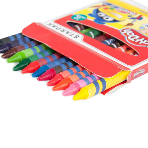 Starpak Wax Crayons 12 Colours Play-Doh