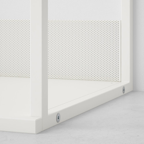 PLATSA Open clothes hanging unit, white, 80x40x180 cm