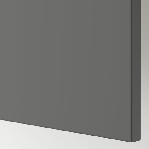 FÖRBÄTTRA Cover panel, dark grey, 39x86 cm