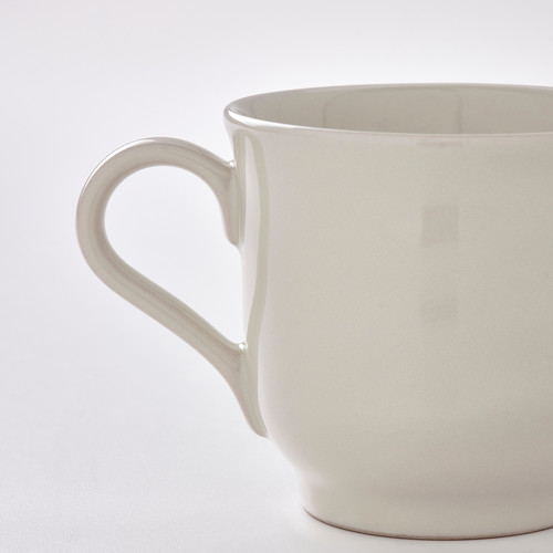 SANDSKÄDDA Mug, light grey-beige, 27 cl