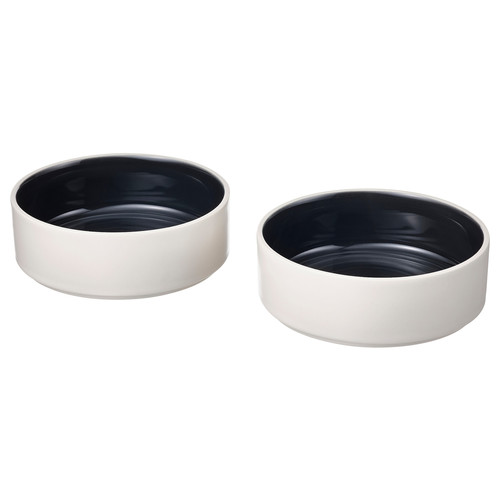 OMBONAD Bowl, dark grey, 15 cm, 2 pack